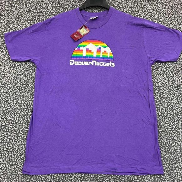 Tops - Denver Nuggets Shirt Men Xl Moonlight Graham Short Sleeve Deadstock New